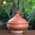 Premium Unglazed Clay Tagine Pot for Cooking | Lead-Free Earthen Tagine | Clay Tagine Cookware for Baking, 2.8L | Includes Free Palm Leaf Stand and Ash for Cleaning Swadeshi Blessings